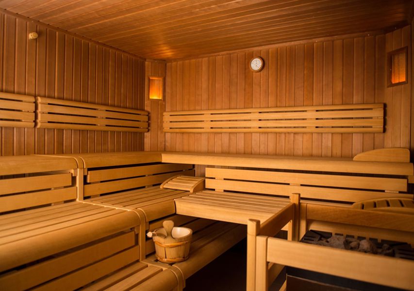 Finnish sauna in our wellness hotel in Val d'Ultimo