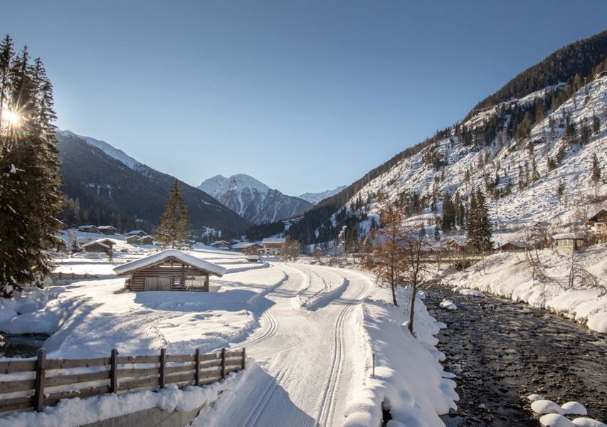 Winterurlaub im Ultental: Langlaufen