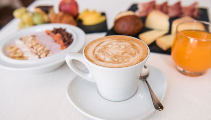 Frühstück in unserem Genusshotel in Südtirol