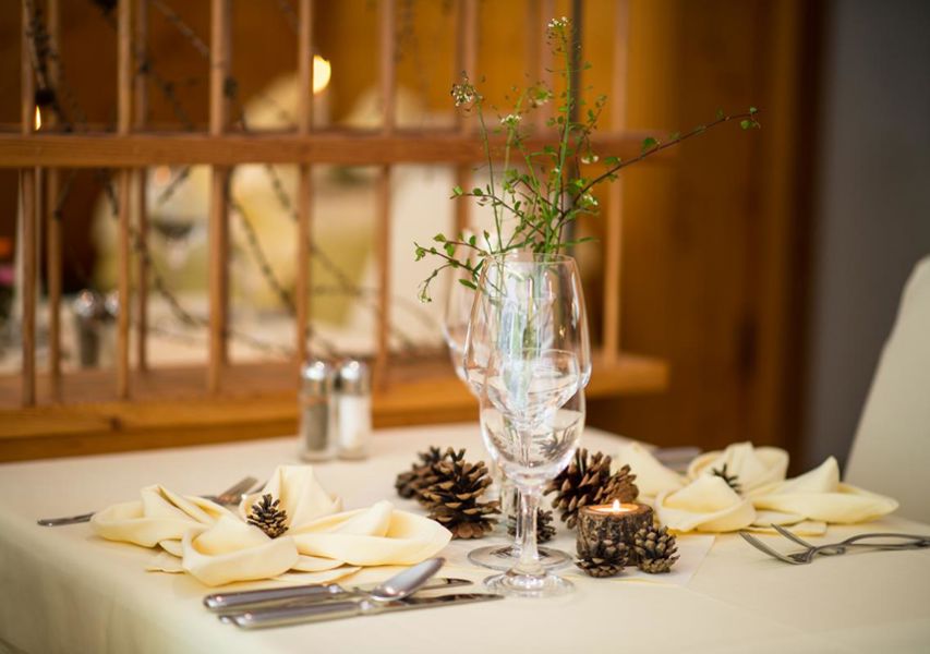 Ein Tisch für zwei in unserem Genusshotel in Südtirol