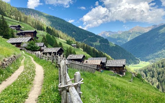 The Pilshöfe Farmsteads in Val d'Ultimo