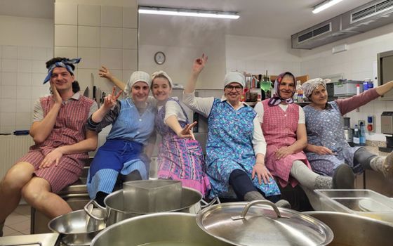 Our kitchen crew at carnival