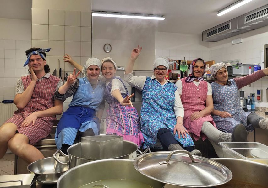 Our kitchen crew at carnival